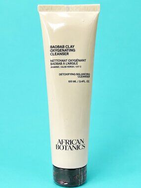 African Botanics Baobab Clay Oxygenating Cleanser - Full Size - NEW - $80 MSRP